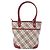 BURBERRY Nova Check Tote Bag Canvas Beige Silver Auth ka4974A Silber - Ansicht 3