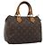 LOUIS VUITTON Borsa Monogram Speedy 25 M41528 LV Auth 188303 Monogramma