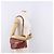 CHANEL Matelasse Chain Shoulder Bag Lamb Skin Red Gold CC Auth ka5036M Rosso D'oro - vista 28