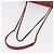 CHANEL Matelasse Chain Shoulder Bag Lamb Skin Red Gold CC Auth ka5036M Rosso D'oro - vista 8