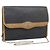 Bolsa de ombro com corrente Christian Dior Honeycomb Canvas PVC Preto Ouro Auth 189935 Dourado