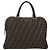 Borsa a Mano FENDI Zucca Canvas Nero Marrone Auth ka4970 - vista 2