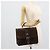 Borsa GUCCI Scamosciato Marrone Oro Auth ep14913 D'oro - vista 17