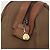 Céline Borsa Boston CELINE in tela Khaki Gold Auth bs35810 D'oro Cachi - vista 15