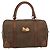Céline Borsa Boston CELINE in tela Khaki Gold Auth bs35810 D'oro Cachi - vista 2