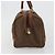 Céline Borsa Boston CELINE in tela Khaki Gold Auth bs35810 D'oro Cachi - vista 4