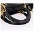 Bolso Christian Dior de charol negro y oro Auténtico bs35940 Dorado - vista 7