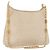 Borsa a Spalla GUCCI Micro GG Canvas Bamboo Chain Ivory Gold Auth 186588 D'oro Crudo