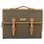 Borsa Business Burberrys Canvas 2way Marrone Oro Auth bs35965 D'oro - vista 2