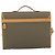 Borsa Business Burberrys Canvas 2way Marrone Oro Auth bs35965 D'oro - vista 3