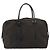 FENDI Zucchino Canvas Boston Bag Dunkelbraun Silber Auth 188276 - Ansicht 2