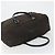 FENDI Zucchino Canvas Boston Bag Dunkelbraun Silber Auth 188276 - Ansicht 6