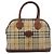 Borsa a mano Burberrys Nova Check PVC Beige Oro Auth ep15040 D'oro - vista 2