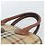 Borsa a mano Burberrys Nova Check PVC Beige Oro Auth ep15040 D'oro - vista 8