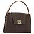 Céline Borsa CELINE Macadam Canvas PVC Pelle Marrone Oro Auth 189671 D'oro
