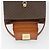 Céline Borsa CELINE Macadam Canvas PVC Pelle Marrone Oro Auth 189671 D'oro - vista 15
