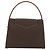 Céline Borsa CELINE Macadam Canvas PVC Pelle Marrone Oro Auth 189671 D'oro - vista 3