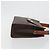 Céline Borsa CELINE Macadam Canvas PVC Pelle Marrone Oro Auth 189671 D'oro - vista 4