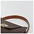 Céline Borsa CELINE Macadam Canvas PVC Pelle Marrone Oro Auth 189671 D'oro - vista 8