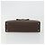 Céline Borsa CELINE Macadam Canvas PVC Pelle Marrone Oro Auth 189671 D'oro - vista 9