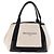 BALENCIAGA Cabas M Tote Bag Navy aus Canvas und Leder Ivory Silver 339933 Auth 190340 - Ansicht 2