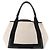 BALENCIAGA Cabas M Tote Bag Navy aus Canvas und Leder Ivory Silver 339933 Auth 190340 - Ansicht 3