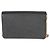 Borsa con patta a catena e logo triangle in Saffiano nero Prada - vista 2