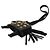 Hermès Black Milo Pele de Cordeiro com Tachas Grigri Rodeo Robeo Rock Charm PM - vista 5