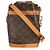 Borsa Legacy Milk Box in tela Monogram Louis Vuitton Marrone