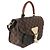 Louis Vuitton Black Damier Ebene Canvas Beaumarchais Marrone - vista 4