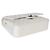 Timeless Borsa Chanel White Quilted Caviar Rainbow Medium Classic Double Flap Bianco - vista 7