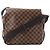 Borsa a tracolla Louis Vuitton Naviglio Damier Ebene marrone N45255 Rosso