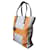Borsa Tote Carolina Herrera Marrone Bianco Arancione - vista 6