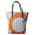 Borsa Tote Carolina Herrera Marrone Bianco Arancione - vista 7