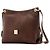 Borsa a tracolla in pelle marrone Dooney & Bourke - vista 3