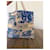 Dior Riviera Canvas Shopper Blau Beige - Ansicht 3