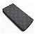 Louis Vuitton Monogram Eclipse Zippy Organizer Long Wallet Brown Black - view 2