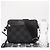 Borsa a tracolla Louis Vuitton Damier Graphite 3D Trio Messenger Marrone Nero - vista 3