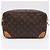 Clutch Louis Vuitton Monogram Compiegne 28 Marrone Beige - vista 3