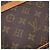 Clutch Louis Vuitton Monogram Compiegne 28 Marrone Beige - vista 4