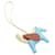 Hermès Hermes Rodeo Pegasus PM Charm Accessoire Braun Blau Golden Gelb  - Ansicht 2