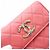 CHANEL Matelassé Bejeweled Lambskin Chain Shoulder Bag Rosa - vista 11
