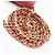 CHANEL Matelassé Bejeweled Lambskin Chain Shoulder Bag Rosa - vista 3