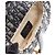 Christian Dior Dior Saddle Bag Mini Beige Blu navy - vista 3