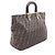 Borsa Fendi Zucca marrone e nera in pelle e tela Nero - vista 2