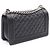 Borsa a tracolla Boy di Chanel in agnello nero - vista 2