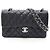 Borsa a tracolla Chanel Matelassé Double Flap Nero