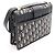 Borsa a tracolla Christian Dior 30 Montaigne Oblique Beige Blu navy - vista 2
