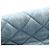Borsa a tracolla Chanel Matelassé con coulisse Blu - vista 6