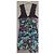 Sandro Kleid mit Blumenprint. Seide Schwarz Mehrfarben - Ansicht 2